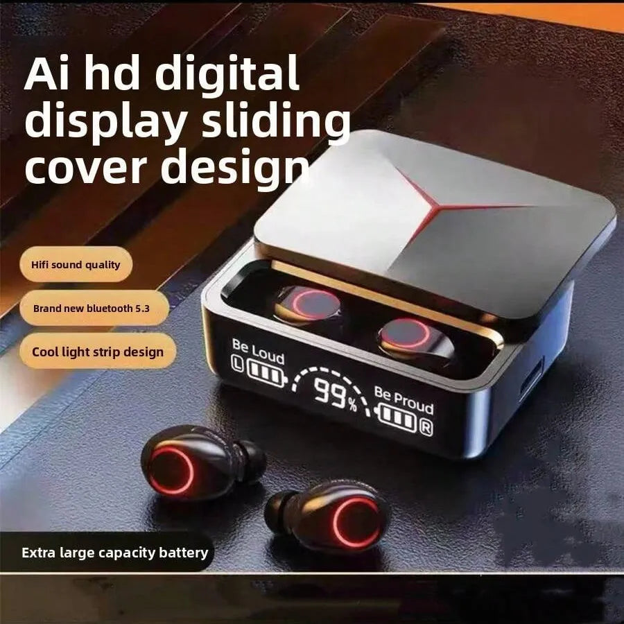 Wireless Earphones with Charging Box Headphone 9D Stereo Sports Earbuds Headsets with Microphone Bluetooth
