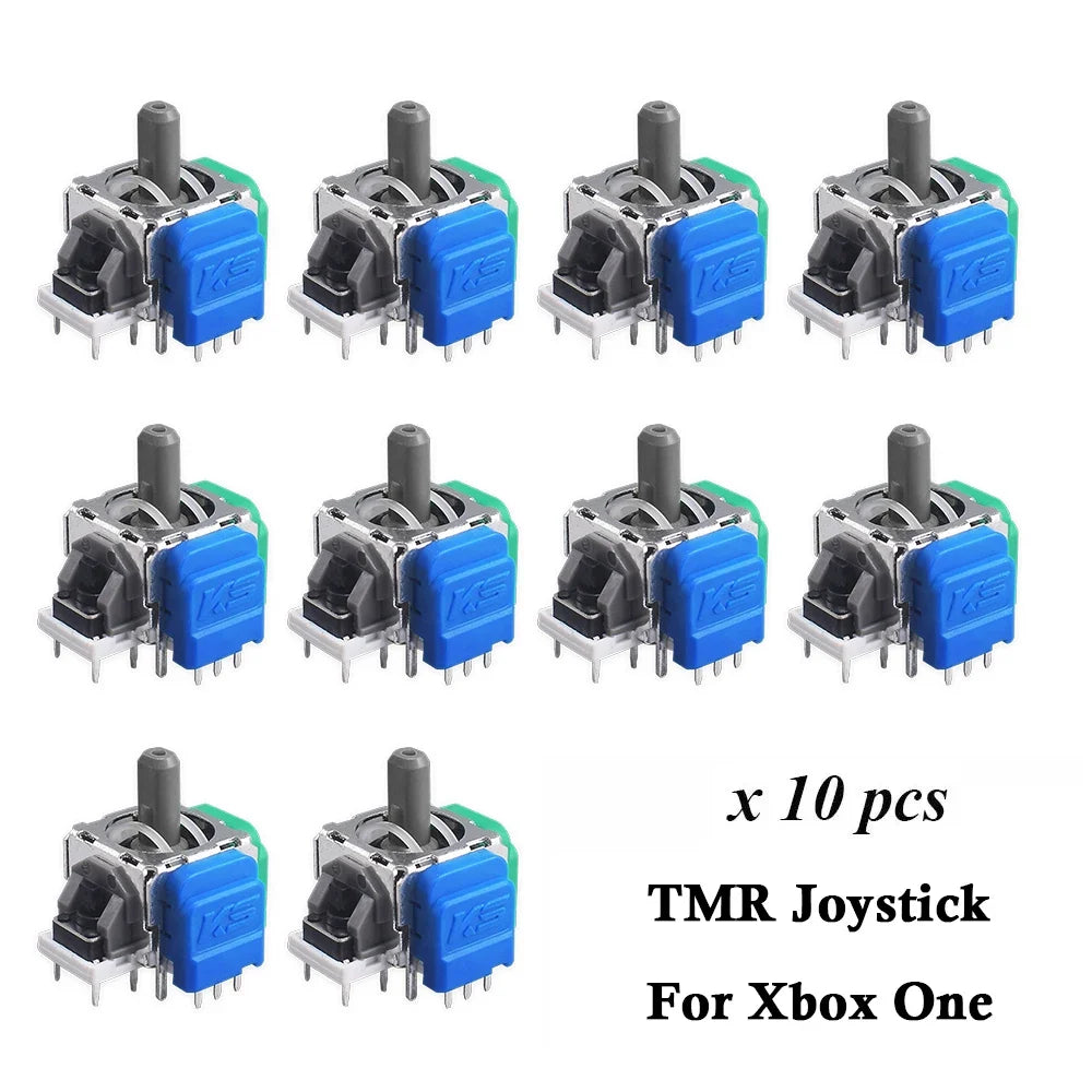 10Pcs Tmr Electromagnetic Joystick Replacement for Ps5 Gamepad 3D Analog Stick Sensor Module for Ps4 Xbox One & Elite Controller