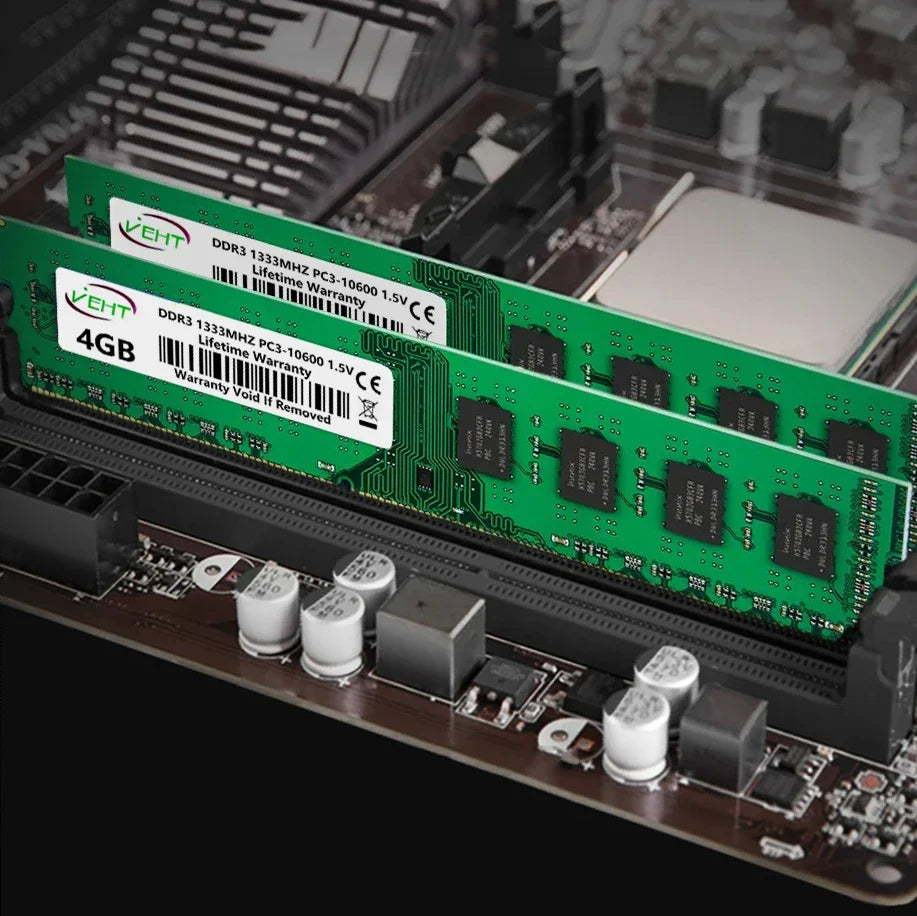 DDR2 DDR3 DDR4 4GB 8GB 16GB Desktop Memories Ram PC3 1.5V 8500 10600 12800 PC4 1.2V 2133 2400 2666Mhz Non-ECC DIMM Memory Ram