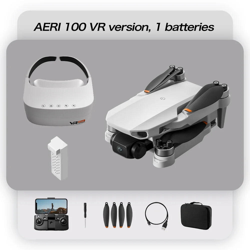 Lenovo Aeri100VR 8K HD Camera Drone With Screen Remote Control Professional Foldable RC Quadcopter Outdoor Aerial Drone