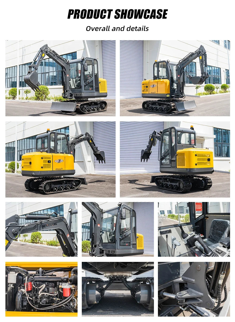 2.5 Ton Diesel Mini Excavator – Compact Crawler Digger with Hydraulic Controls