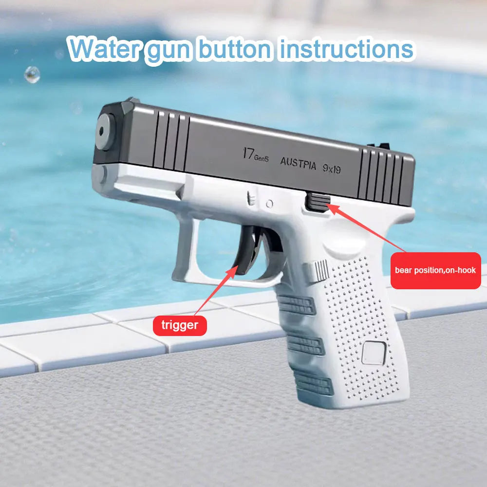 Water Gun Pistol Leak Proof Huge Capacity Long Range Summer Blaster gift for Kids Adults Toy Game Beach Pool Outdoor Water Fight