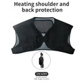 Electric Heating Shoulder Braces 3 Heating Functions Shoulder Back Muscle Relaxation Hot Compress Anti-fatigue Back Heated Vest