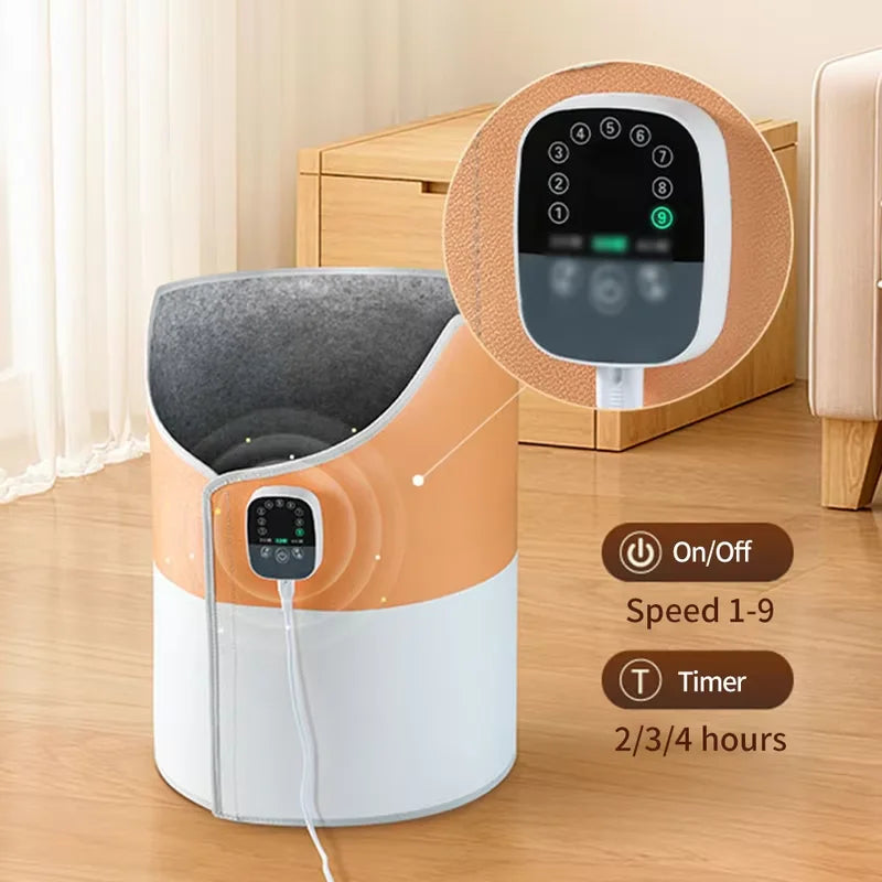 Golden Sunday Foot Warmer Desk Heater Temperature Adjustable Electric Heating Mat Silent Overheat Protection for Office Home Use