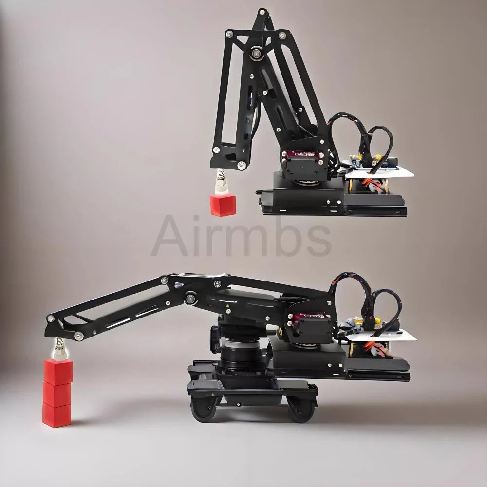 Arduino 4 DOF Robot Arm Manipulator Mechanical Arm with 25KG Digital Servo Motors Air Suction Pump DIY Robotics Toy