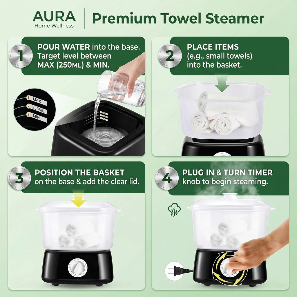 Electric Hot Towel Warmer Steamer Fast Heating Spa Salon Tool 202 F High Temp Heater Disinfection For Hairdresser Home 110V 220V