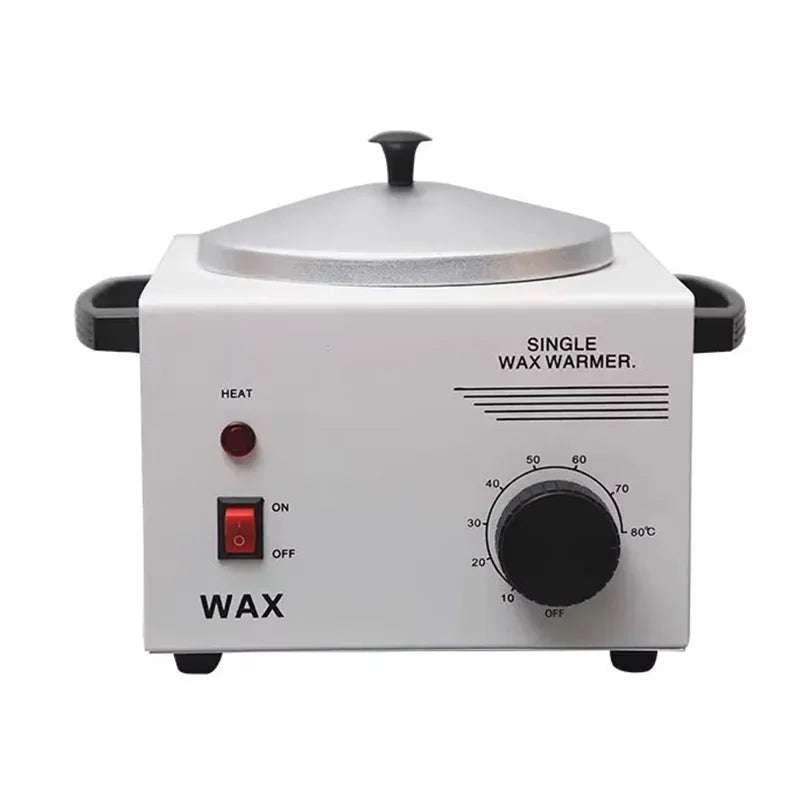 Wax Heater Warmer Electric Hot Facial Skin Hair Removal Pot SPA Tool Salon Adjustable Temperature Single-Wax Warmer