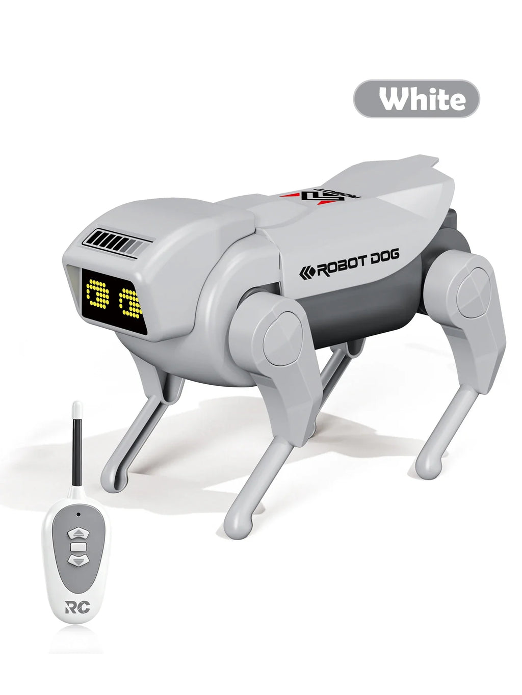 Remote Control Robot Toys,  Mechanical Spray Dog Model Move Forward Backward One-click Spray Mini Robotic Dog Gifts for Kids