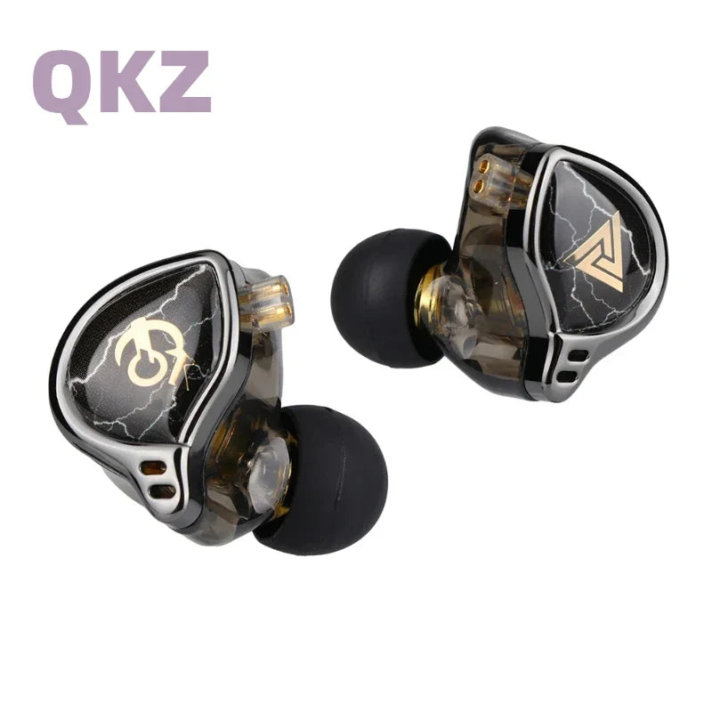 QKZ X HBB Earphones 10mm Titanium-Coated Diaphragm In Ear Monitor Headphones Hi-Fi Audio IEMs Outdoor Sports Headsets