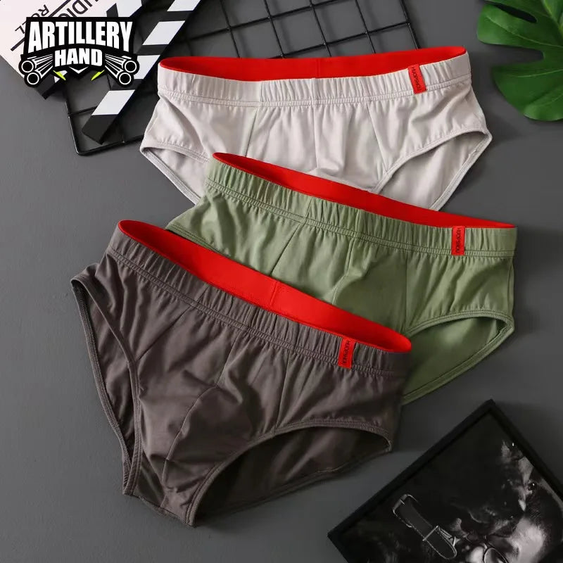 Men's ice briefs briefs Men's sensible pouch sports wicking sweat breathable mid-waist shorts