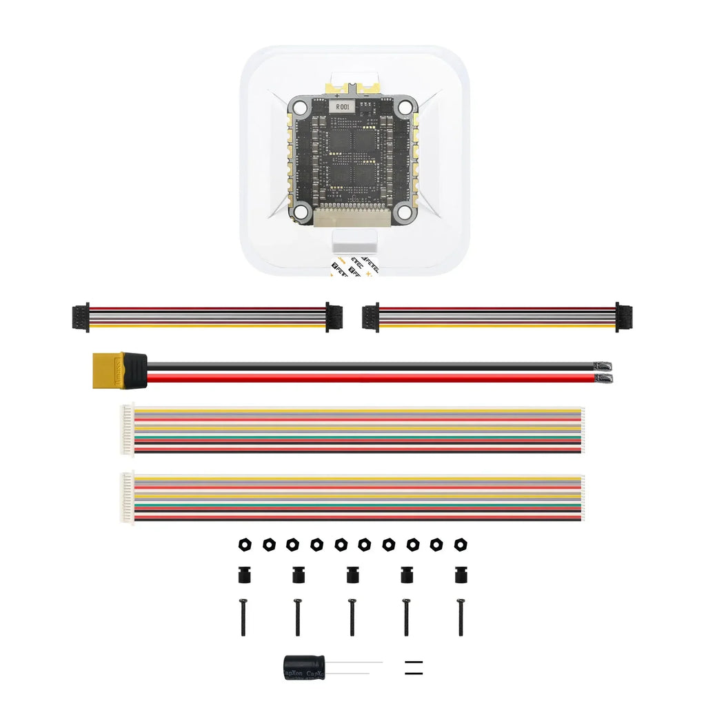 NewBeeDrone Hummingbird 255 50A AIO Flight Controller AT32F435 AM32 3-6S Betaflight OSD Support Analog Build for 2.5"-4" Drones