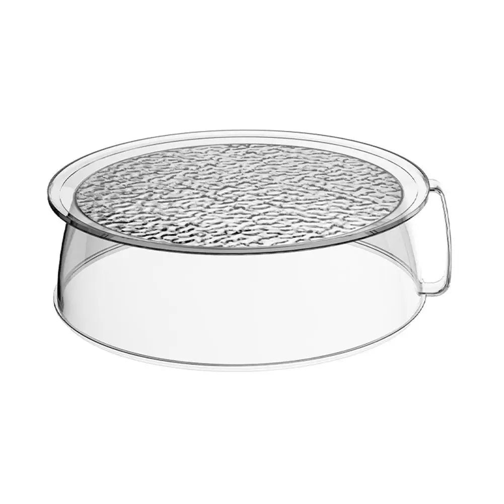 1Pc Microwave Splatter Cover, Unbreakable Foldable Dish Lid, Stackable Insect Proof for Kitchen Camping BBQ