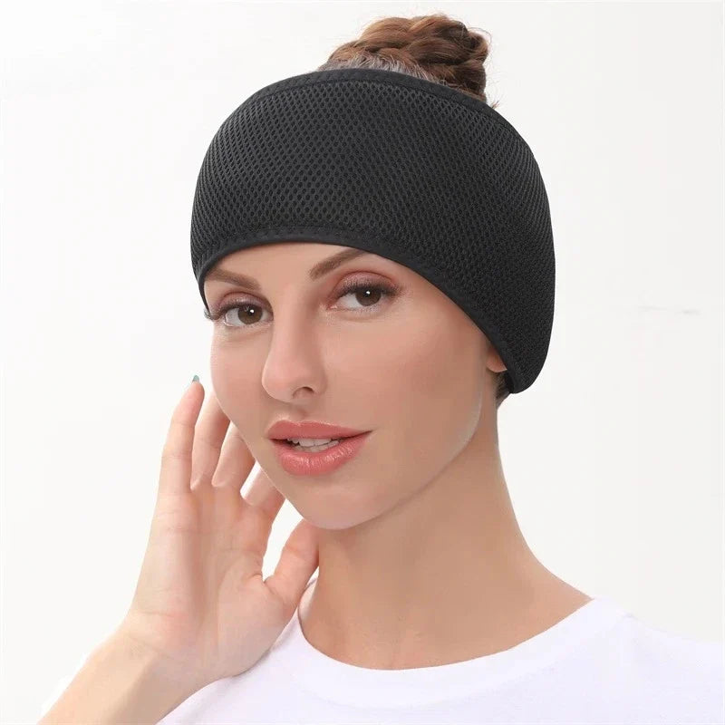 Electric Heating Head Wrap Relief Headband Heated Belt Scalp 3 Temperature Levels for Relaxing Head Massager Better Sleep Relax