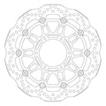 SBS 6261 Upgrade Front Brake Rotor