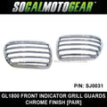 [SJ0031] 2001-CURRENT GL1800/F6B FRONT TURN SIGNAL GRILL GUARDS [PAIR]