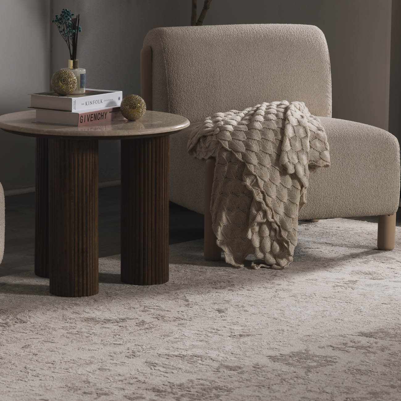 Jenis Gray Luxe Rug