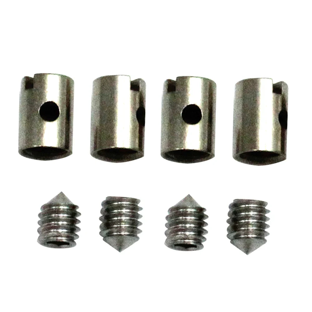 4 Sets Solderless Cable Nipples 5mm Throttle Choke for Motorcycle Scooter Quad Mower