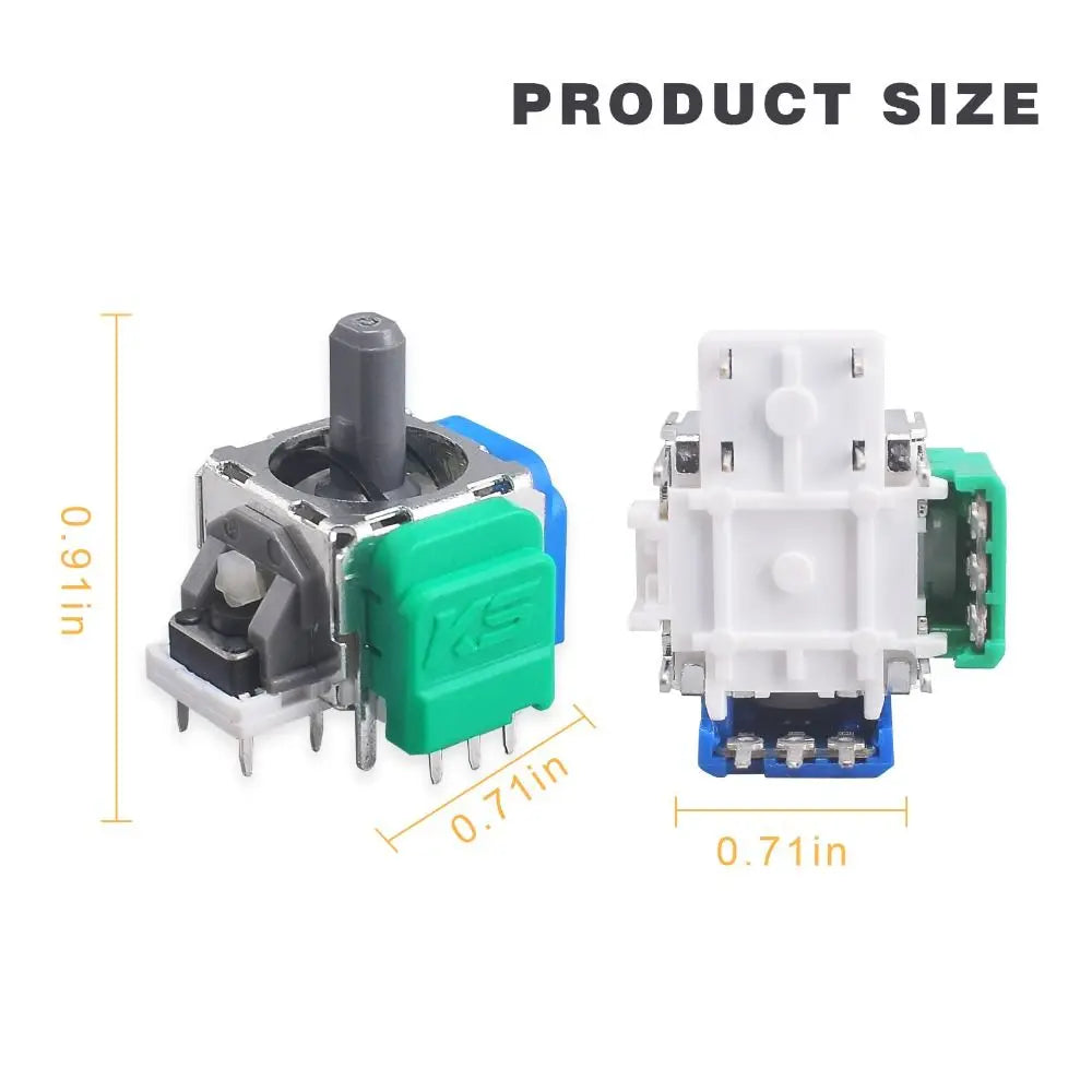 Anti-Drift TMR Electromagnetic Joystick High Precision Durable ThumbStick 3D Analog Game Accessories for PS5/PS4/Xbox/Switch Pro