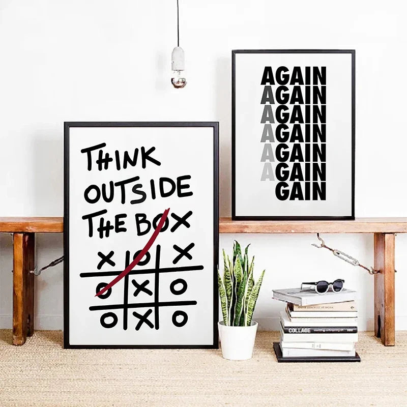 Motivational Quotes Inspirational Discipline Prints Poster Canvas Painting Modern Wall Art Picture for Living Room Home Decor