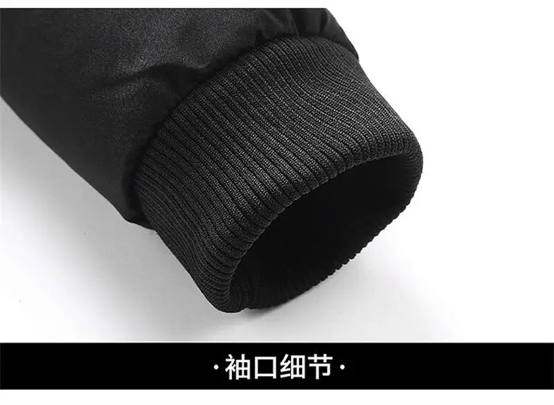 Men's Winter Jacket, Thick Warm Puffer Parka, Waterproof Down Coat