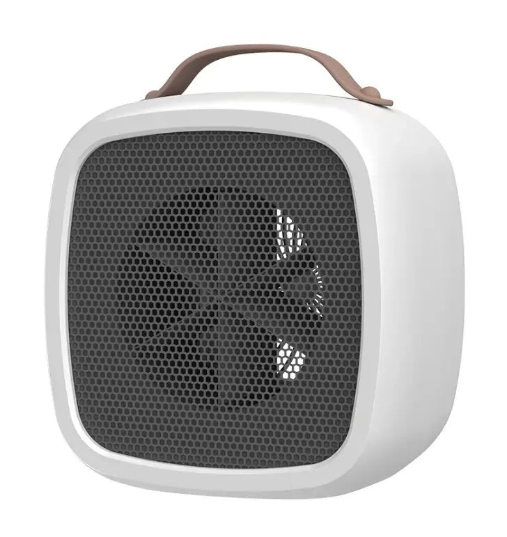 HTMCK Portable 500W PTC Ceramic Mini Heater Quiet Fast Heating Warm Air Warmer Fan for Home Indoor Office Winter