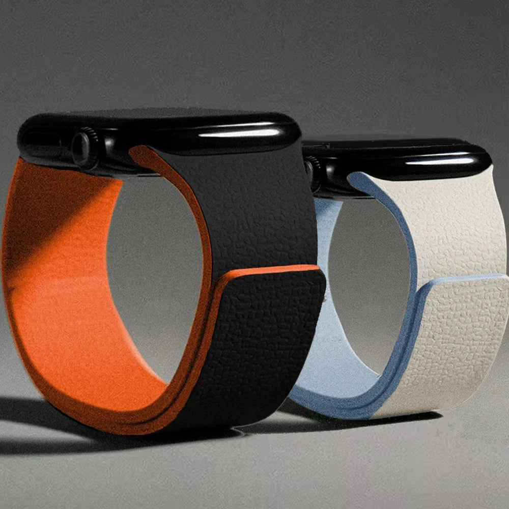 Silicone Magnetic Strap for Apple watch Bands 44mm 40mm 41mm 42mm 46mm 45mm 49mm correa iWatch Series 11 10 SE3 9 8 7 6 Ultra3 2