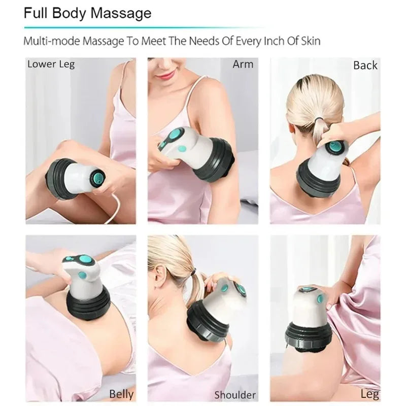 Massager Handheld Electric Body Slimming Infrared Massage Anti Cellulite Massager for Arm Leg Hip Belly Fat Remover