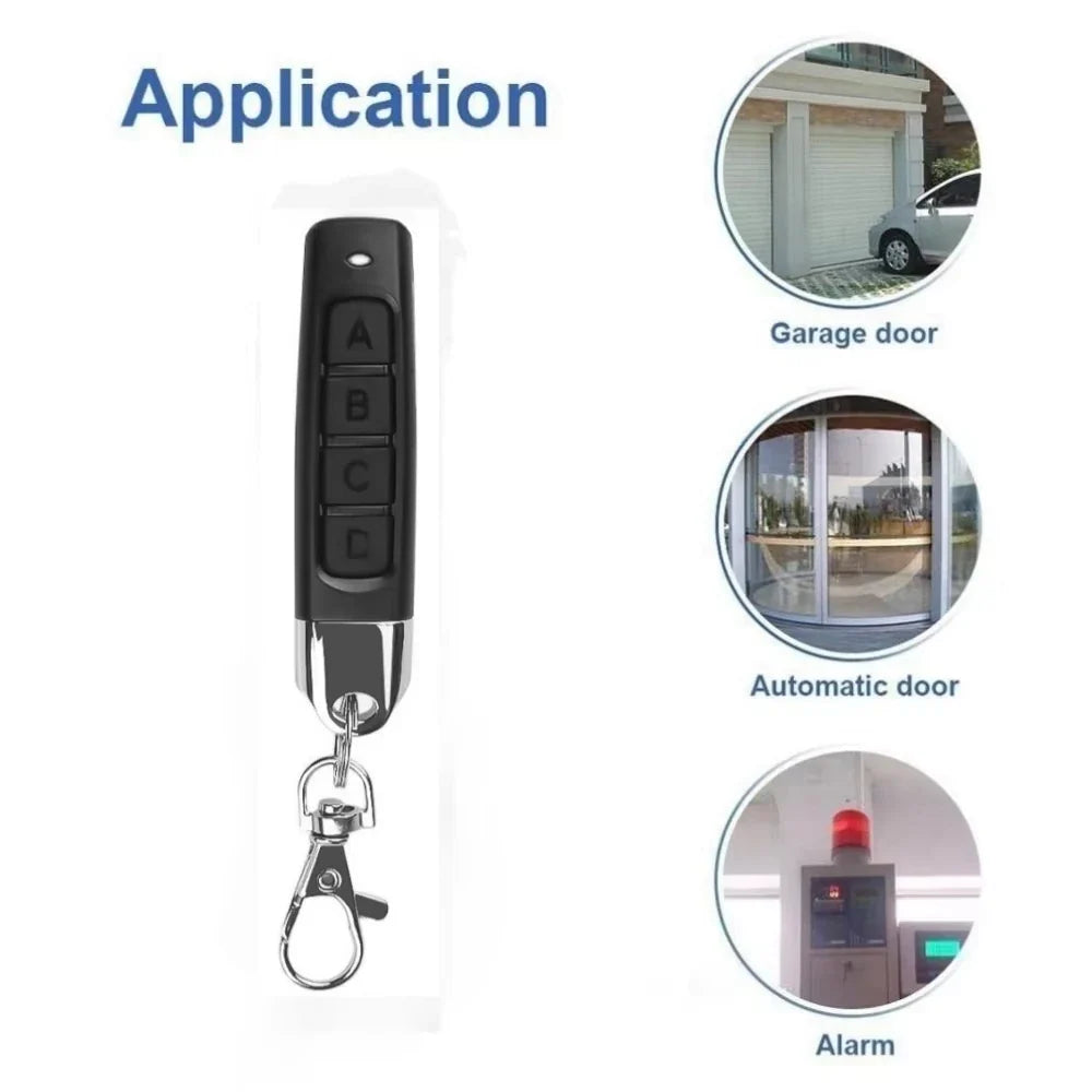 433mhz Wireless Remote Control 433.92Mhz Receiver Module RF Transmitter Electric Cloning Gate Garage Door with Keychain for Home