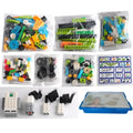 STEM Educational Building Blocks Kit 280pcs with Electronic Sensors for Programming Robots Fun Learning Activity for Kids
