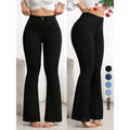 High Waist Flare Jeans Women Stretchy Slim Bootcut Pants Push Up Tummy Control Denim Jeggings Spring Summer