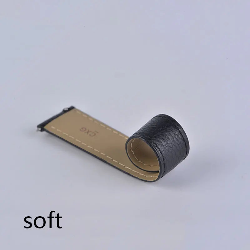 Watch strap soft cow leather for Cartie'r Tank/must/solo/santos watch band high-end quick release easy  install foldable buckle