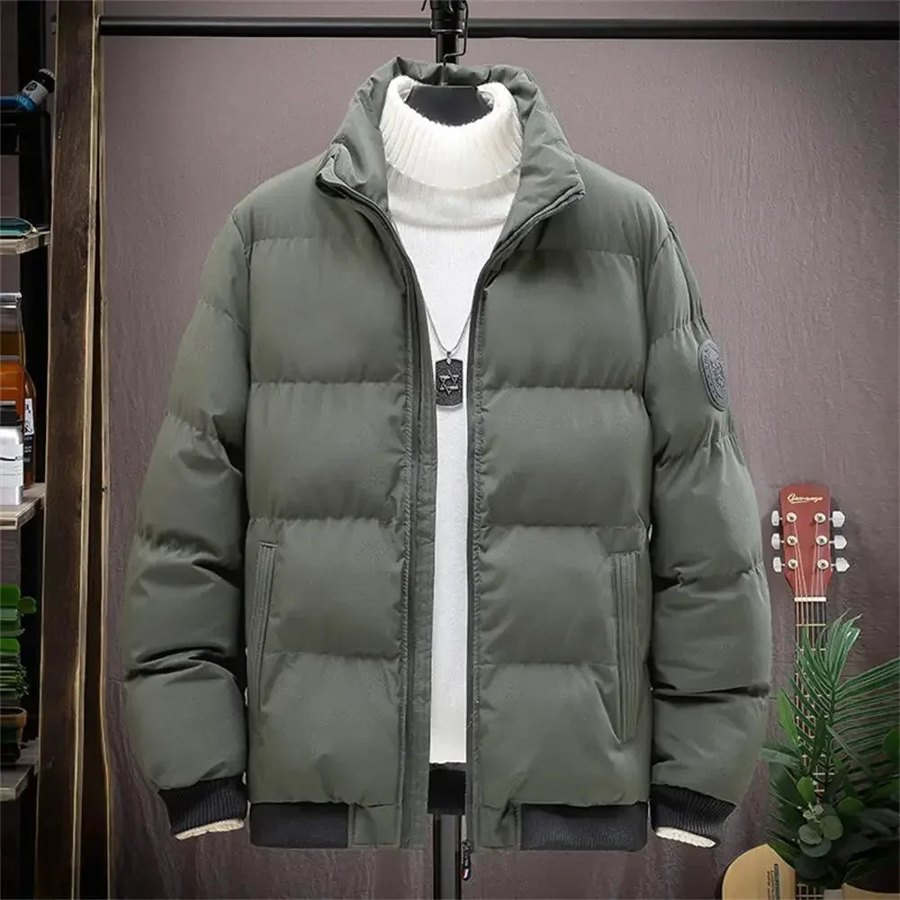 Men's Winter Jacket, Thick Warm Puffer Parka, Waterproof Down Coat