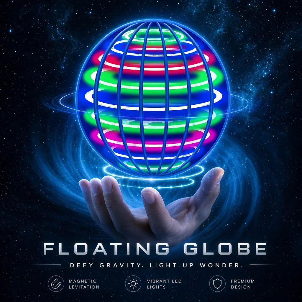 Flying Orb Galaxy Ball Toy, Hover Orb with Magic Boomerang & Floating Function, LED Glow Outdoor Indoor Fun Toy for Adults Teens