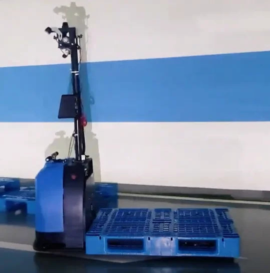 Aivison 1.5Ton Intelligent Pallet Stacker AGV AMR Autonomous Forklift Smart Delivery Robot for Automated Logistics