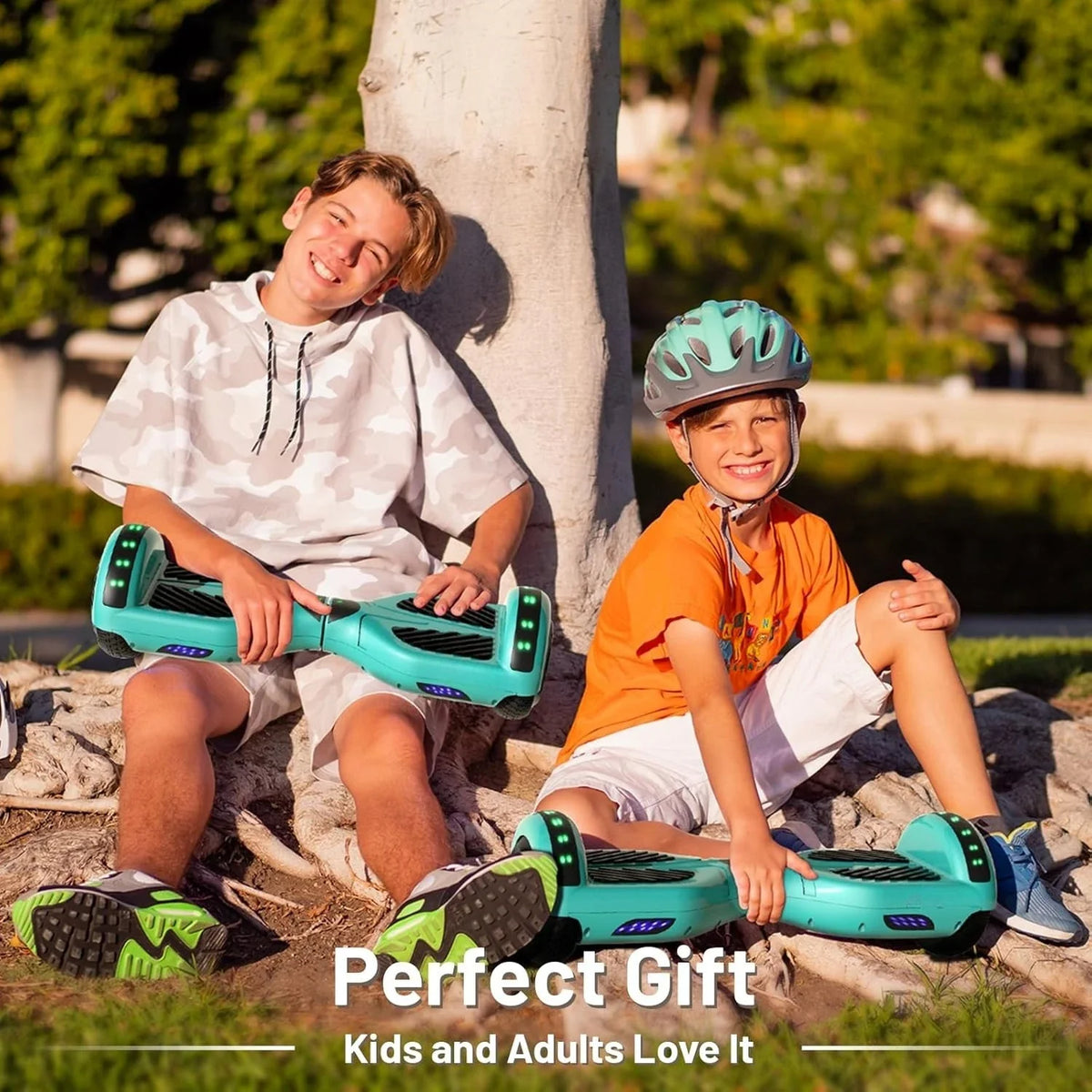 Hover BoardBluetooth All Terrain Hover Boards With LED Lights And APP Control, Gifts For Kids Adults Girls Boys, For All Ages