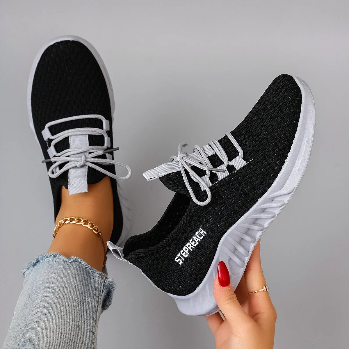 Women's summer breathable mesh flat shoes women's shoes casual sneakers shoes, clearance free shipping
