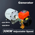 Free Energy 220V 380V Permanent Magnet Generator 20KW 30KW Generator Set 50Hz 60Hz Alternator With Variable Speed Electric Motor