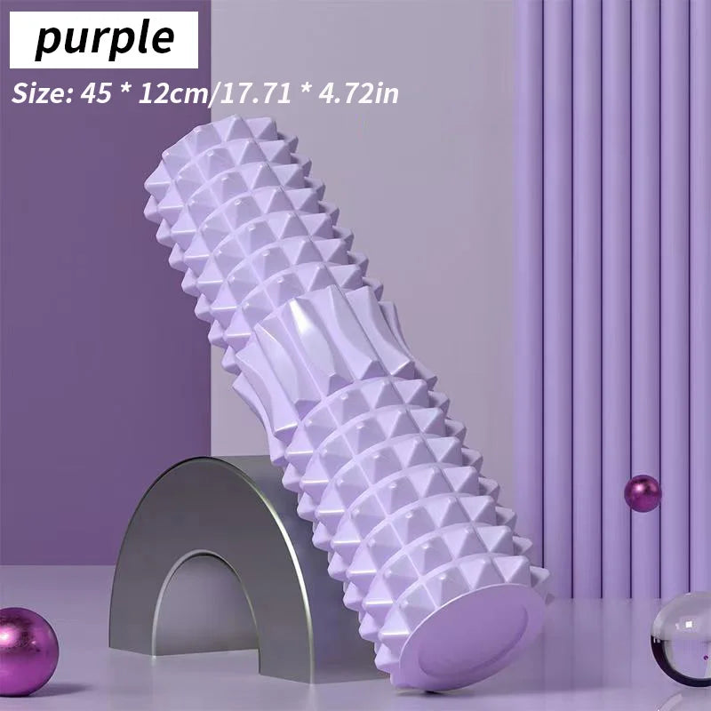 Solid massage roller foam axis massage roller - auxiliary massage muscle relaxation massage stick exercise fitness relaxation ar