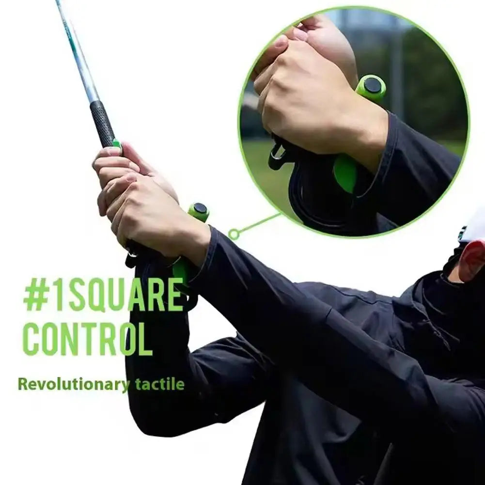 Square Training Grip Postures Trainer Control Tool Golf Swing Instant Feel-Based Feedback Swing Tool Putter Hand Grip Correction