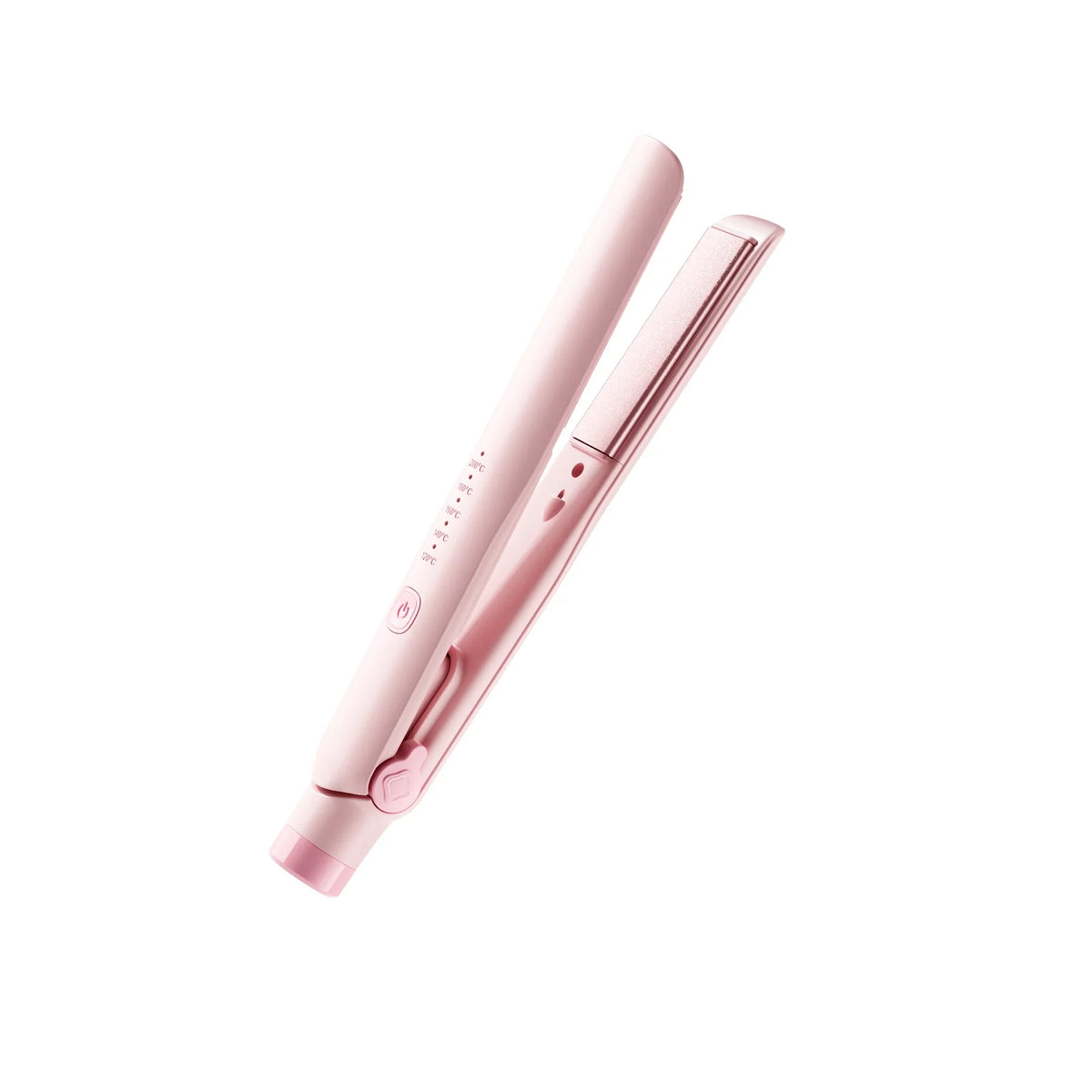 Professional Ceramic Ionic Hair Straightener & 2-in-1 Flat Iron - Titanium Plates, Fast Heating 140-220°C Salon Styling Tool