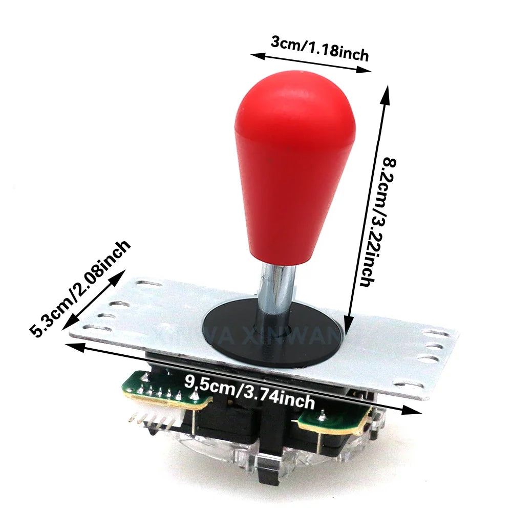 Copy Sanwa Arcade Game Joystick Diy Kit For Ps3 PC Android Zero Delay Wireless Usb Board Controller Push Button Cable Set