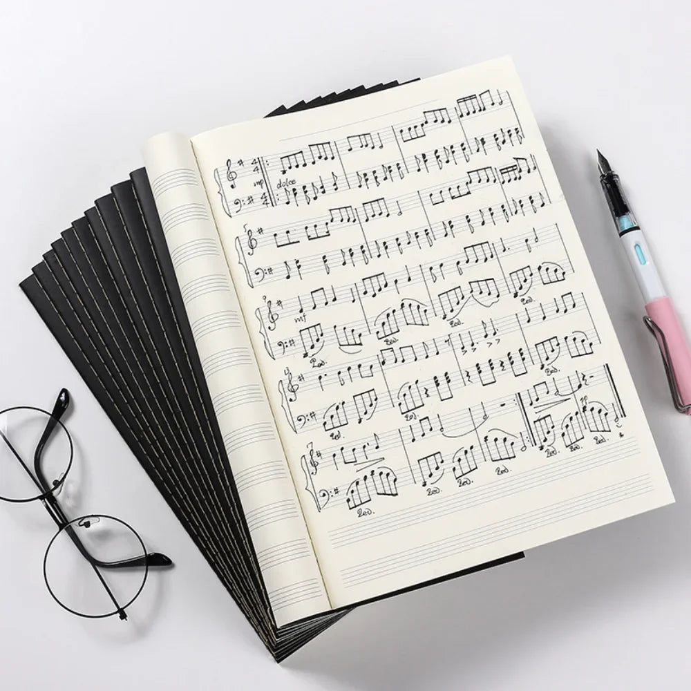 Blank Sheet Music Notebook Staff Paper Sheet Music Composition Art Music Notebook Manuscript Paper Piano Notebook Song Writing