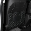 New PU Leather Car Anti-Kick Mats Auto Seat Back Protector Cover For Children Car Back Seat Anti-Dirty Pad Car  Accessories