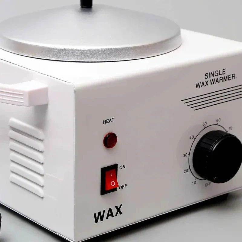 Wax Heater Warmer Electric Hot Facial Skin Hair Removal Pot SPA Tool Salon Adjustable Temperature Single-Wax Warmer