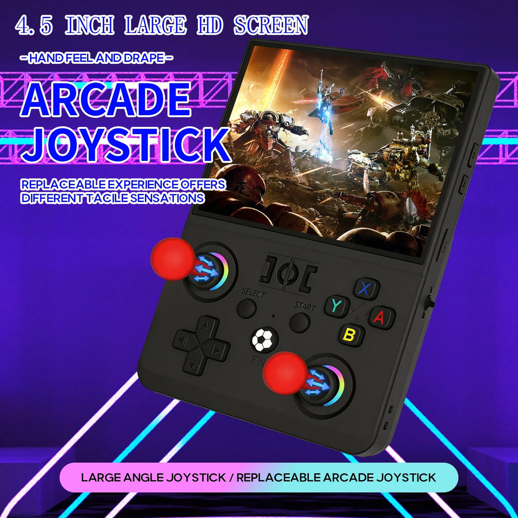 MAXⅡ 2026 Newest  4.5 Inch Retro Handheld Game Console 1024x768 IPS HD Screen Portable Open Source Linux System with 2*Joys