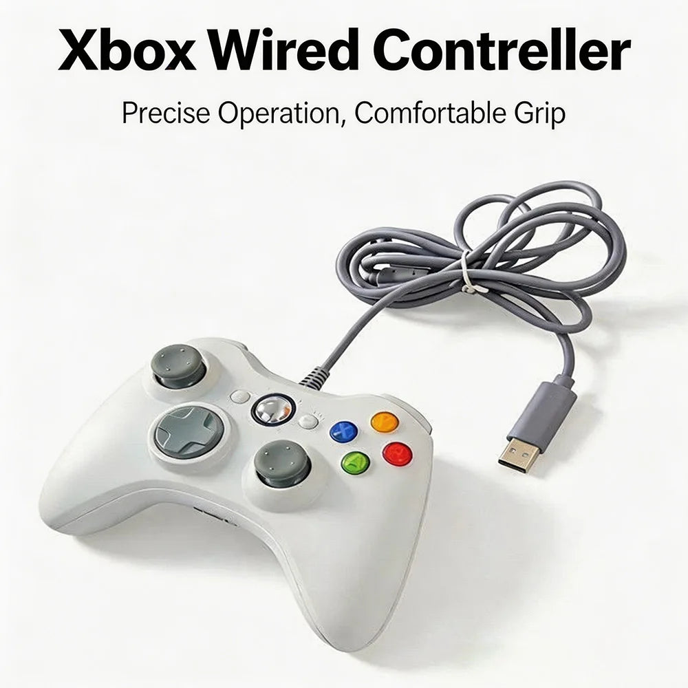 TECTINTER USB Wired Game Controller Xbox360 Console Joypad for Windows 7/8/10 PC Joystick Gamepad Mando Controle