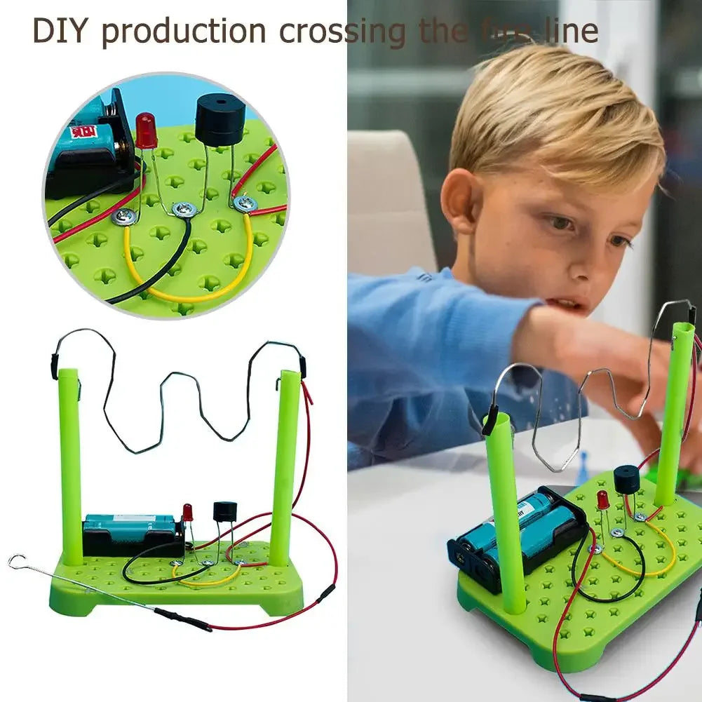 Stem Kits for Kids DIY Physical Scientific Experiments Circuit Kit ABS Electronic Components Children Educational Manual Toys