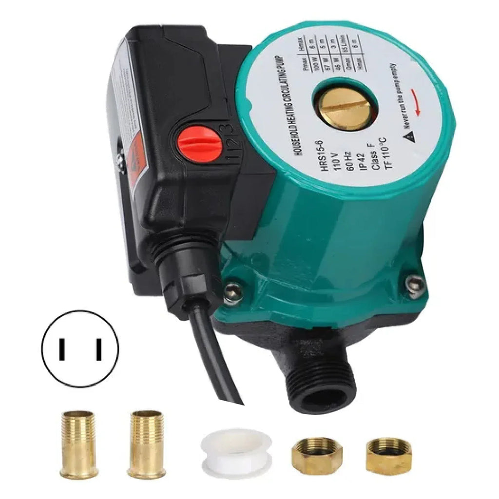 RS25-6A Hot Water Circulation Pump AC220V Energy Saving Low Noise Boiler Heating Pump 3/4" 1" HVAC Floor Heating Booster Pump