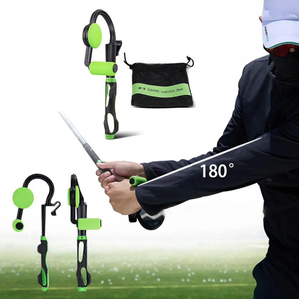 Square Training Grip Postures Trainer Control Tool Golf Swing Instant Feel-Based Feedback Swing Tool Putter Hand Grip Correction