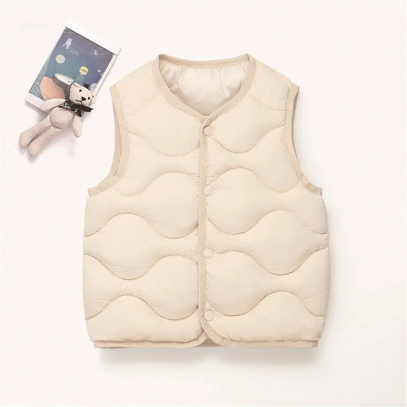 Kids Winter Vest – Warm Outdoor Padded Waistcoat